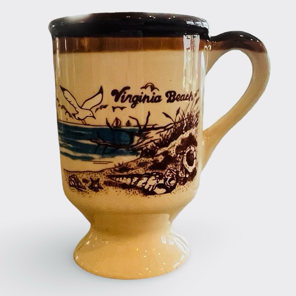 Vintage Otagiri Vintage Virginia Beach Souvenir Mug